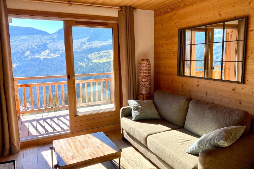 Vue Panoramique Sur Les Montagnes Plein Sud - T2 Skis Aux Pieds, Piscine & Spa Флен Экстерьер фото