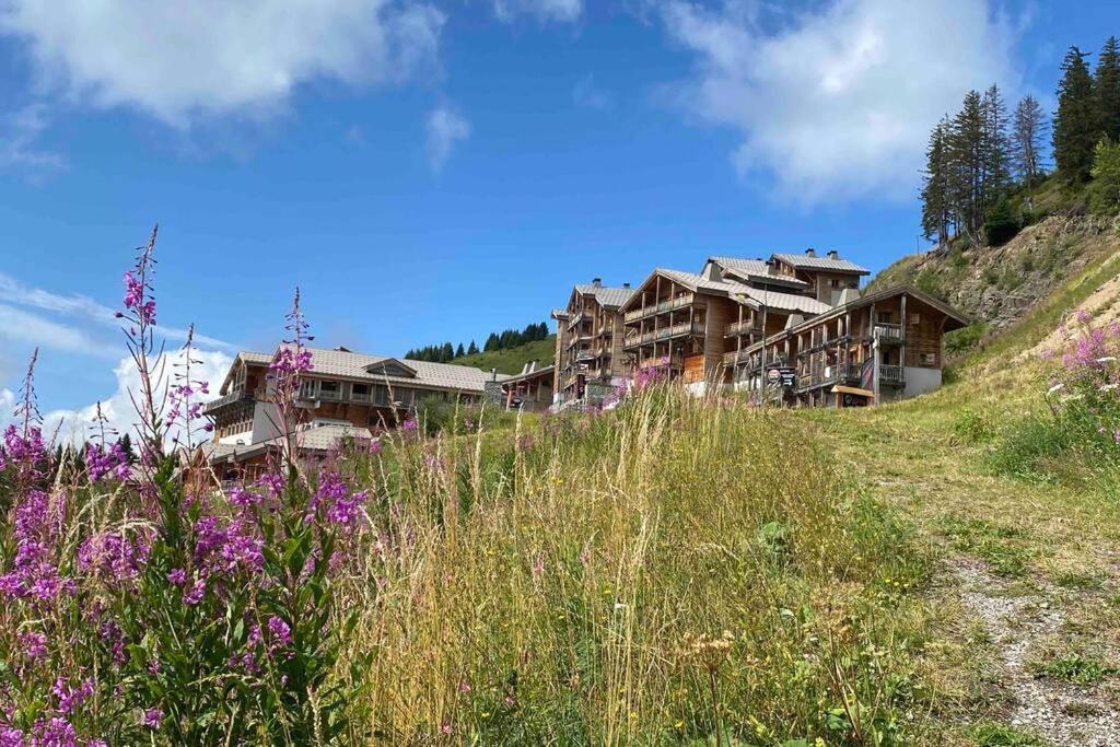 Vue Panoramique Sur Les Montagnes Plein Sud - T2 Skis Aux Pieds, Piscine & Spa Флен Экстерьер фото