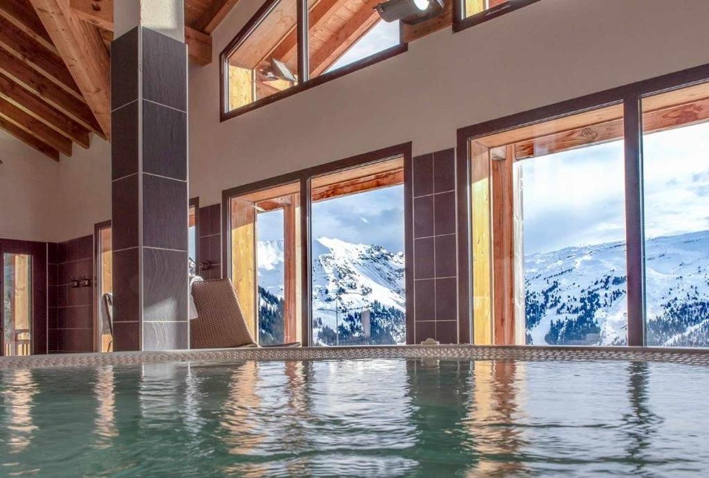 Vue Panoramique Sur Les Montagnes Plein Sud - T2 Skis Aux Pieds, Piscine & Spa Флен Экстерьер фото