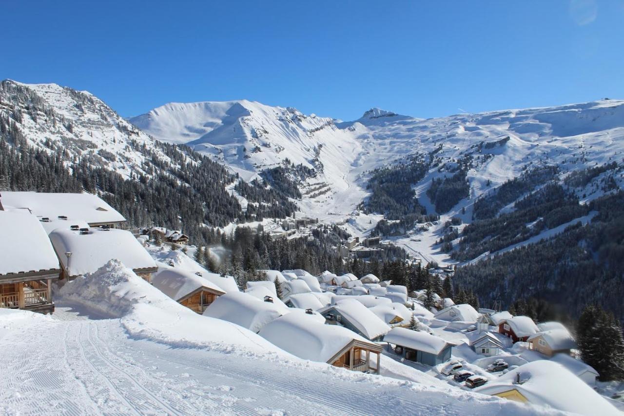 Vue Panoramique Sur Les Montagnes Plein Sud - T2 Skis Aux Pieds, Piscine & Spa Флен Экстерьер фото