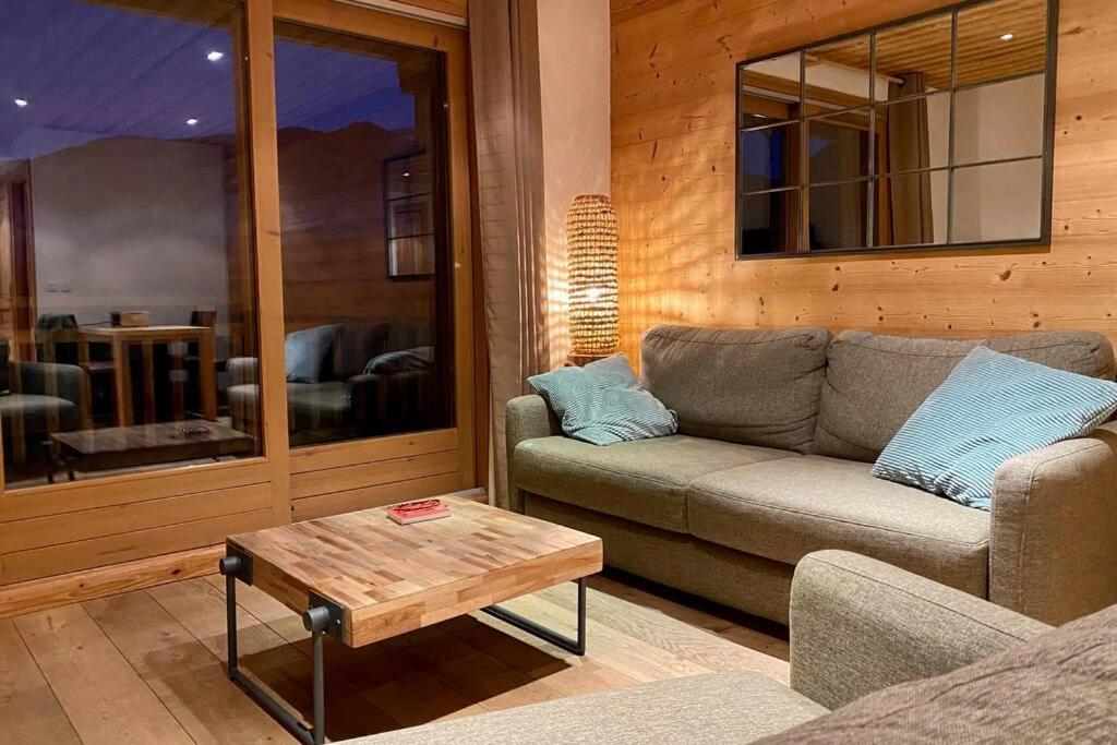 Vue Panoramique Sur Les Montagnes Plein Sud - T2 Skis Aux Pieds, Piscine & Spa Флен Экстерьер фото