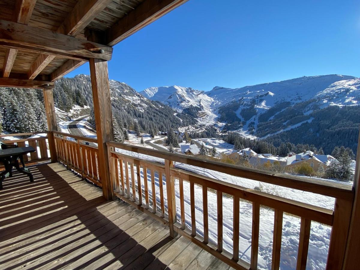 Vue Panoramique Sur Les Montagnes Plein Sud - T2 Skis Aux Pieds, Piscine & Spa Флен Экстерьер фото