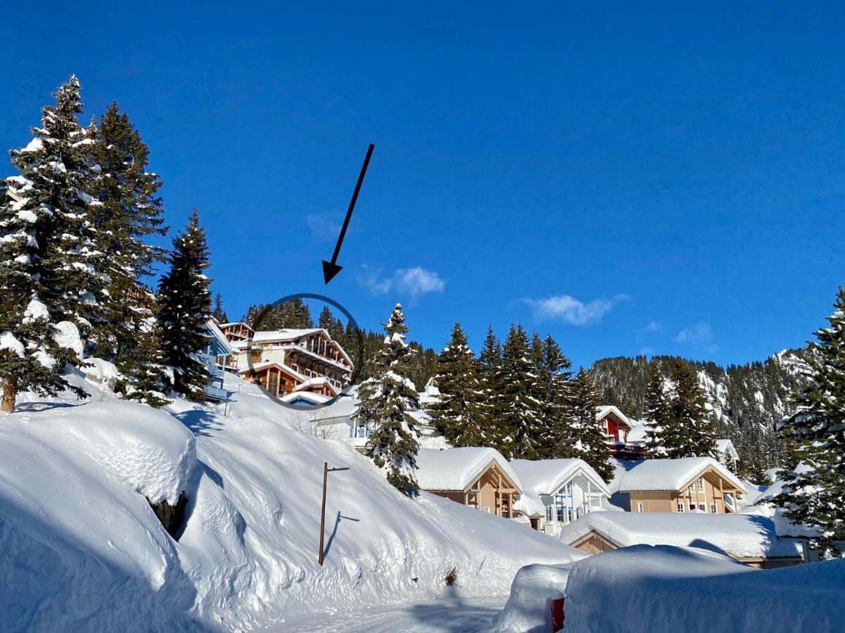Vue Panoramique Sur Les Montagnes Plein Sud - T2 Skis Aux Pieds, Piscine & Spa Флен Экстерьер фото