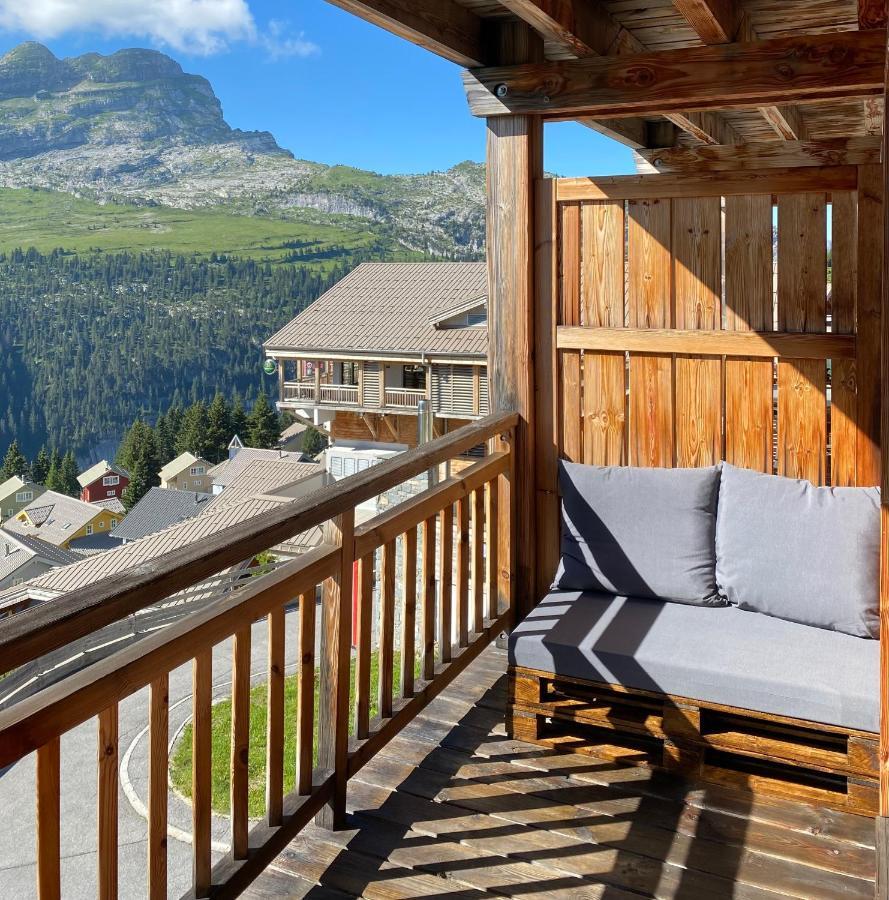 Vue Panoramique Sur Les Montagnes Plein Sud - T2 Skis Aux Pieds, Piscine & Spa Флен Экстерьер фото